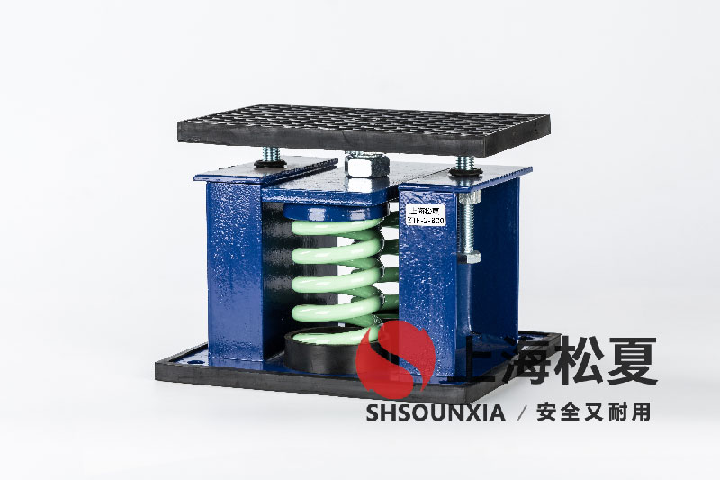 混流式消防排煙風機安裝ZTF-2-2000彈簧減振墊.jpg